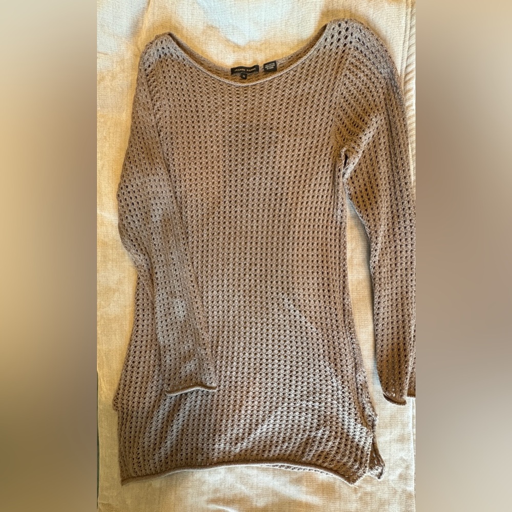 JEANNE PIERRE Tan Swim Coverup
